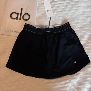 ALO Yoga Black Mini Skirt